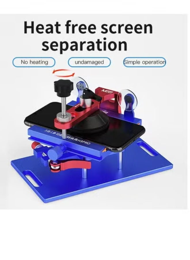 أداة MaAnt H3Pro متعددة الوظائف 5 في 1، دوارة 360 درجة، لإزالة الزجاج الخلفي، وضبط ضغط الشاشة، وأدوات الصيانة والإصلاح.